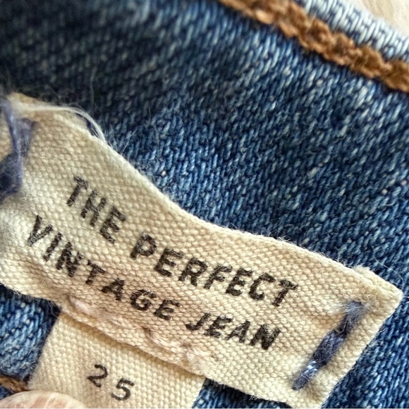 Madewell The Perfect Vintage Jean – Size 25 – Light Blue Straight Leg- High Rise - Picture 4 of 5